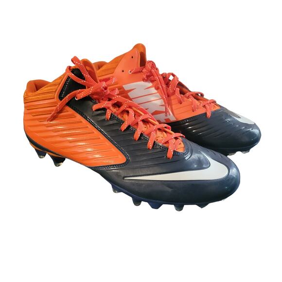 Nike Other - Nike Vapor Speed TD Football Cleats Orange Blue Sz 15